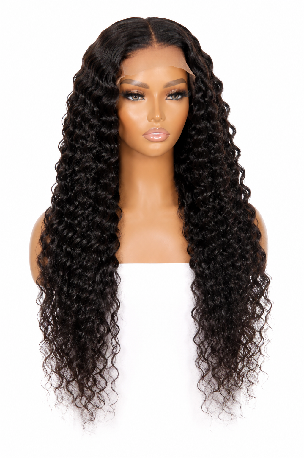 Premium Deep Wave Human Hair Wig - Long Length