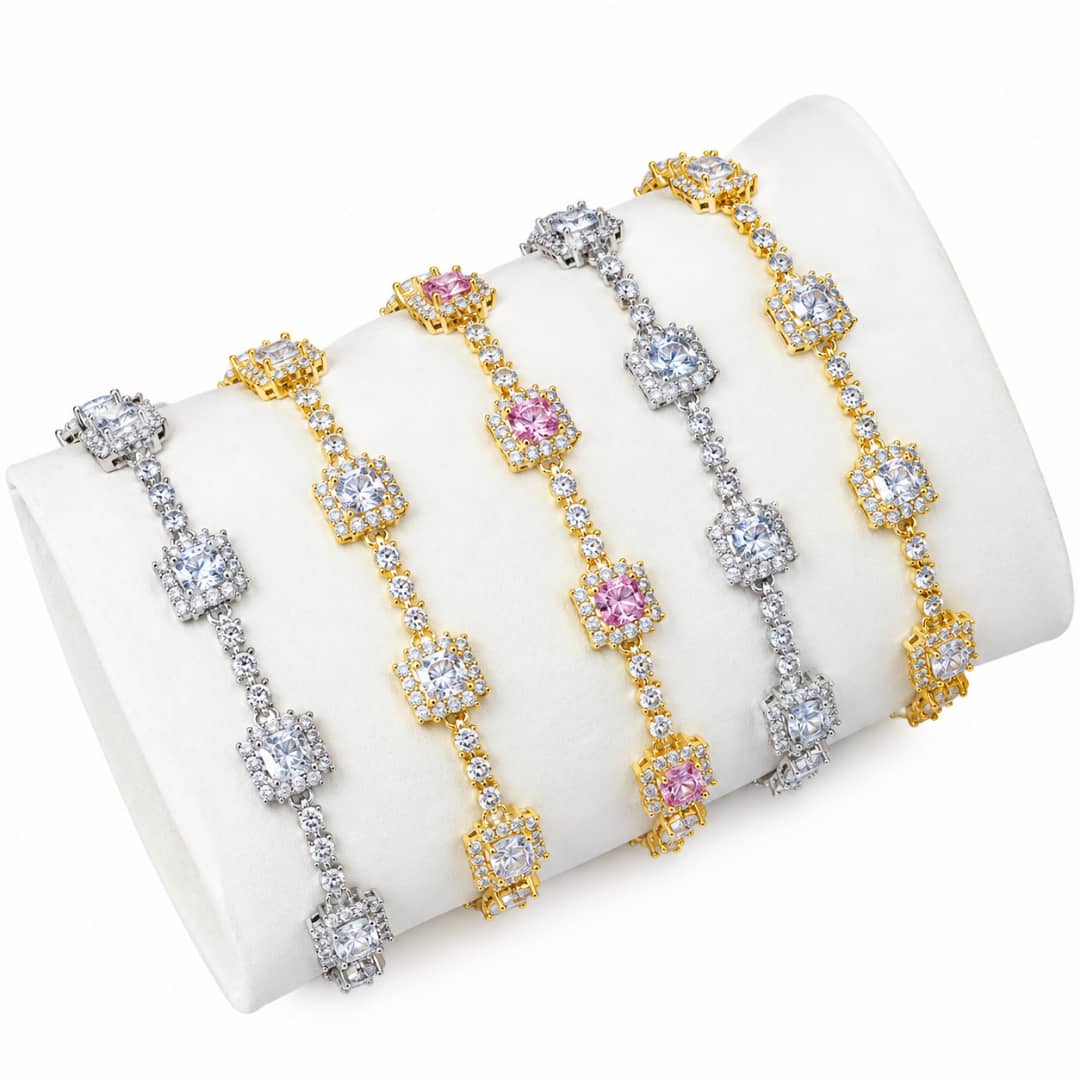 Crystal Gemstone Bracelet - Elegant Beaded Design